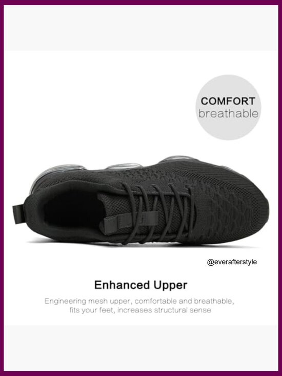 Men\'s Air Cushion Running Shoes Breathable Mesh Non Slip Athletic Sneakers main image 7